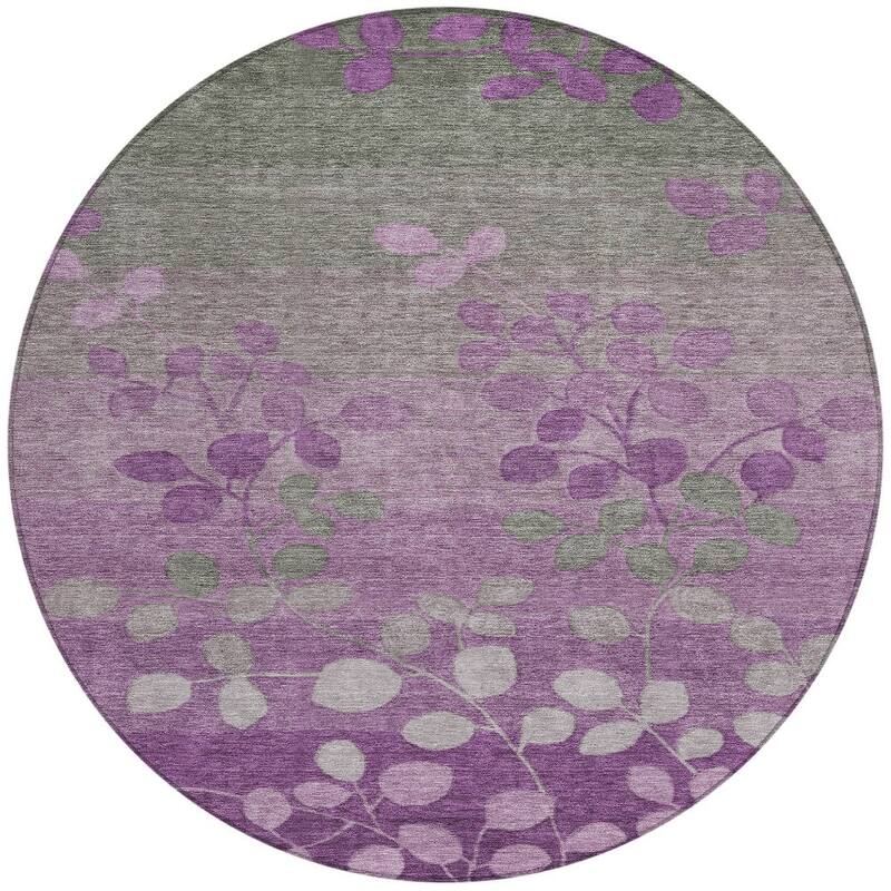 HomeRoots Floral Transitional Rectangle Outdoor Rug