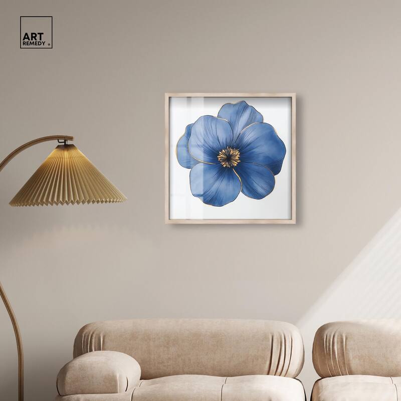 Blue Brilliance II Shadowbox by Art Remedy