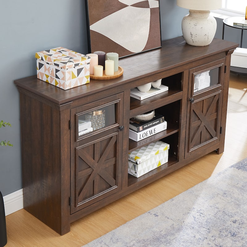 Modern Farmhouse TV Media Stand