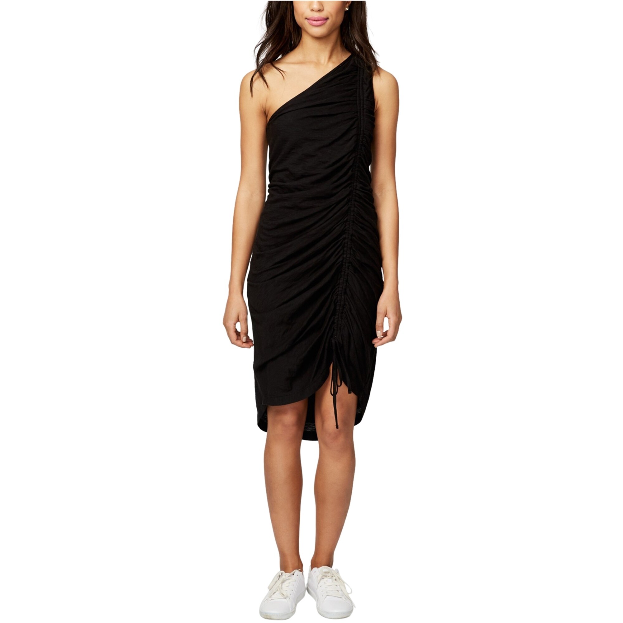 navy blue dress for baby girl RACHEL Rachel Roy Lohan Ruched Asymmetrical Dress main image 0