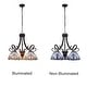 preview thumbnail 6 of 6, Tiffany-Style Victorian-Design 5-light Dark Bronze Pendant