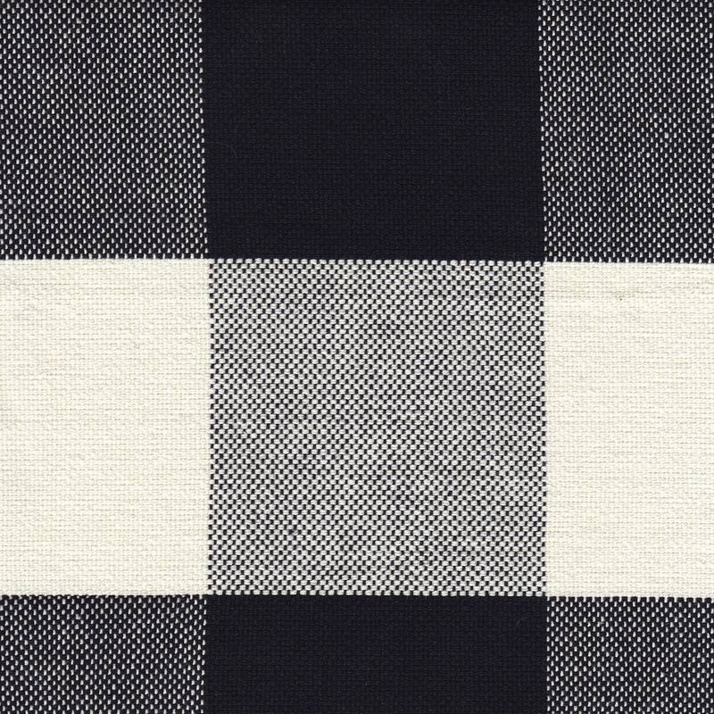 HomePop Square 24" Counter Stool - Black Plaid - 24 inches