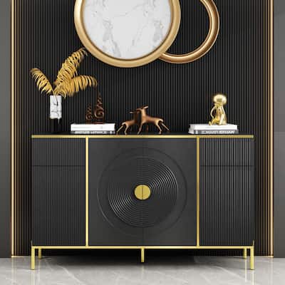 Modern Storage Cabinet Floor Cabinet Classic 56.3 inches Sideboard