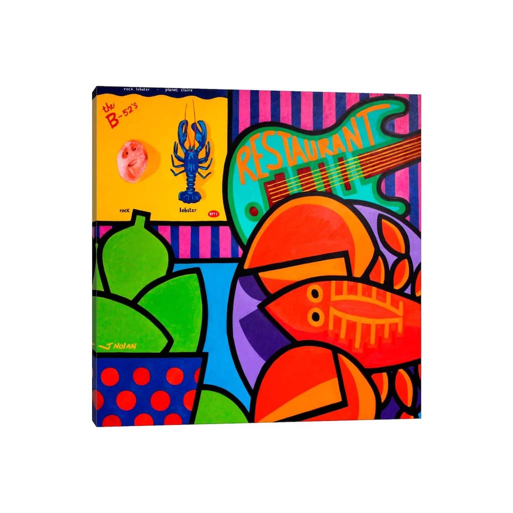 iCanvas "Homage To Rock Lobster" by John Nolan Canvas Print