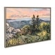 preview thumbnail 5 of 8, Kate and Laurel Sylvie Maine Sunrise Framed Canvas by Emily Kenney 23x33 - Grey