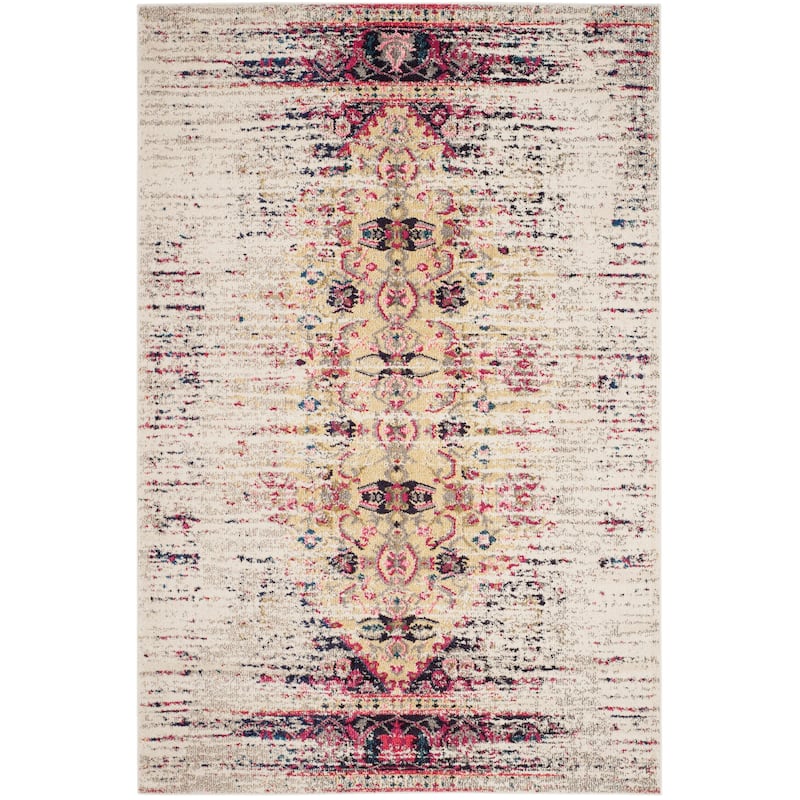 SAFAVIEH Monaco Iginia Distressed Boho Rug