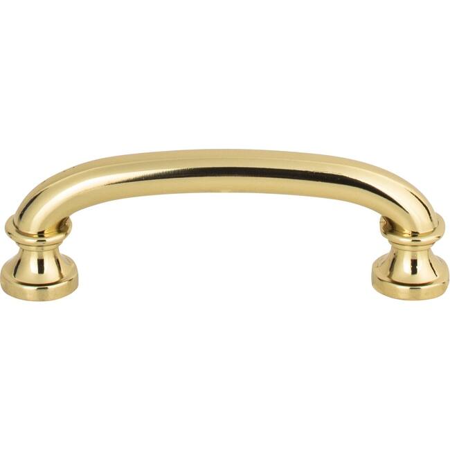 Atlas Homewares Shelley 3 Inch Center to Center Handle Cabinet Pull - French Gold