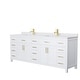 preview thumbnail 27 of 48, Beckett 84 Inch Double Vanity, Cultured Marble Top