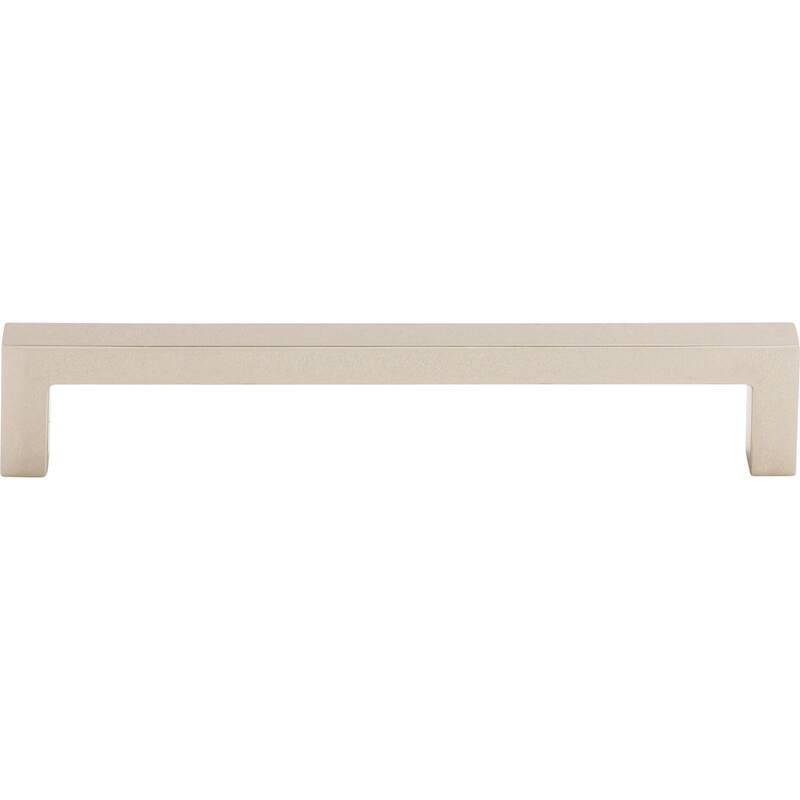 Top Knobs Square 6-5/16 Inch Center to Center Handle Cabinet Pull from - Polished Nickel