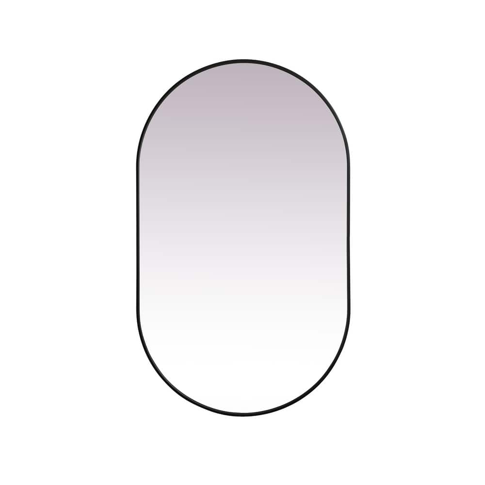 Elegant Lighting MR2A3660 Asha 36" W x 60" H Oval Framed Bathroom