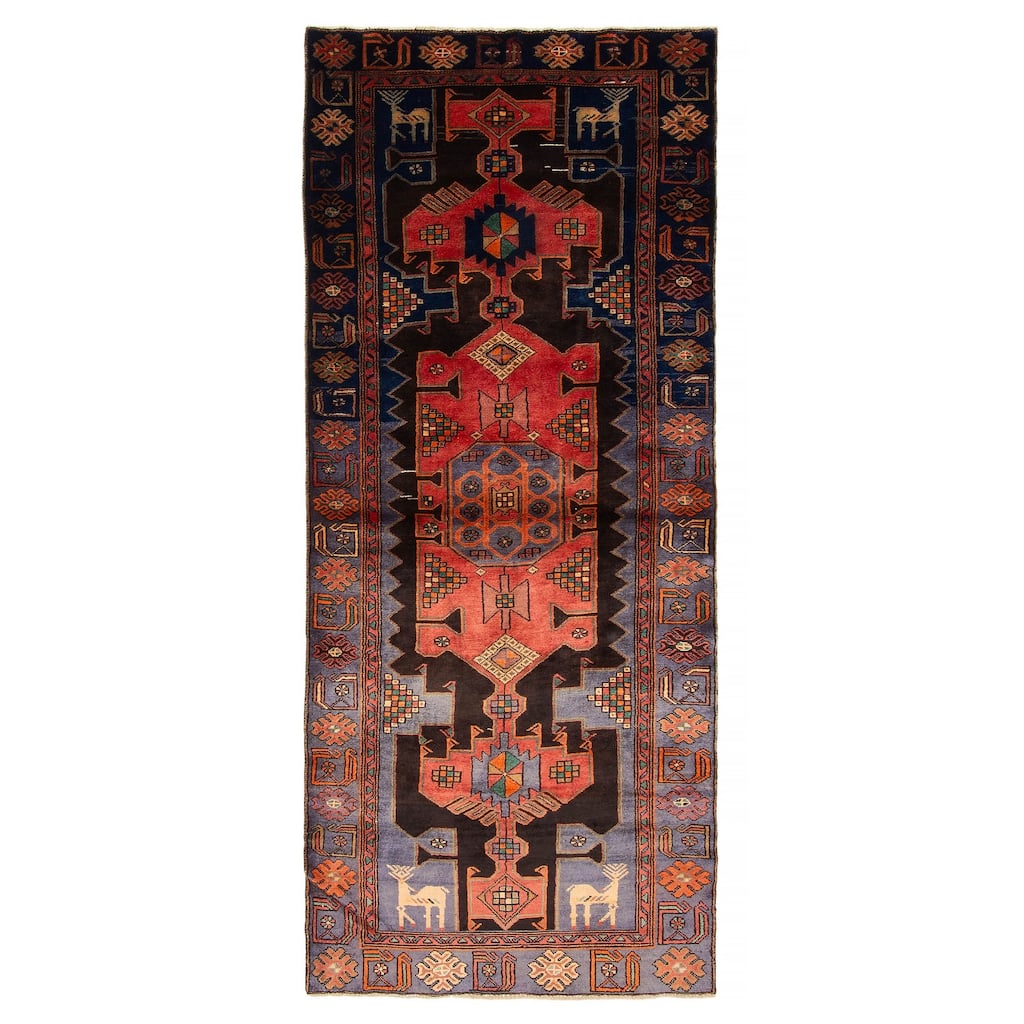 ECARPETGALLERY Hand-knotted Anadol Brown Wool Rug - 3'7 x 8'10