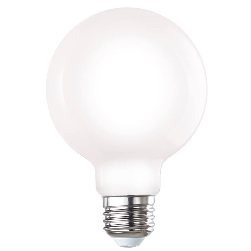 Bulbrite Pack of (8) 7 Watt Dimmable Filament G25 Medium (E26) LED Bulb