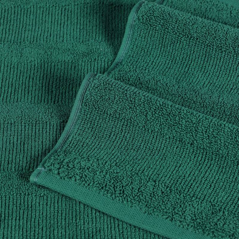 Superior Roma Cotton Ribbed Soft Highly Absorbent Hand Towel Set of 6