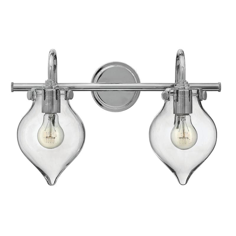 Hinkley Lighting 50027 2 Light 19.25" Width Bathroom Vanity Light with - Chrome