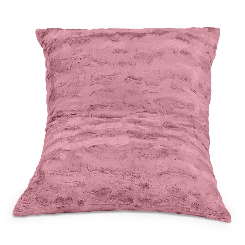 Raven-Symoné Home Pillow Saxx Jr Crash Puff, Giant Floor Pillow & Synthetic Fur Bean Bag Lounger