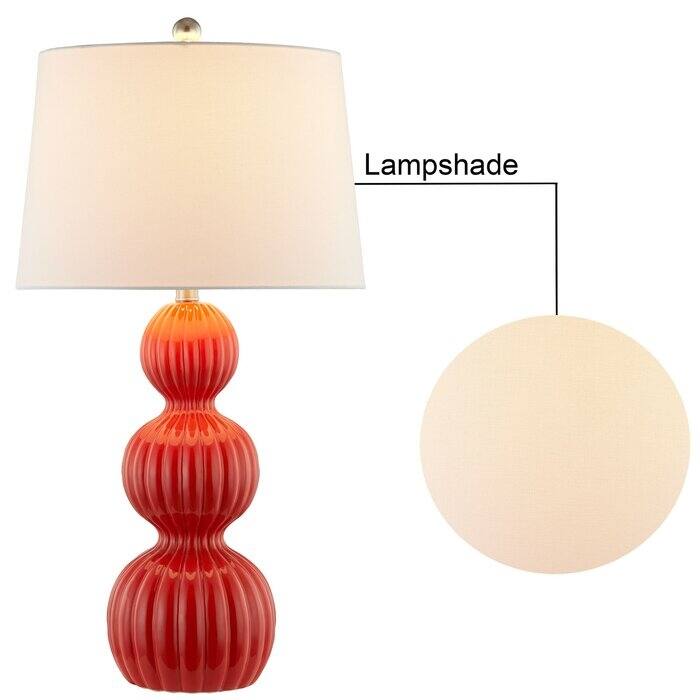 28" Ceramic Table Lamp Set (Set of 2)