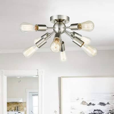 Firenze Sputnik Sphere Chandelier 8-Light Flush Mount Ceiling Light