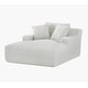 preview thumbnail 16 of 16, Cloudline Oversized Chaise Lounge Chair in Soft Corduroy, Cozy Sleeper Sofabed for Living Room, Bedroom, No Assembly Required