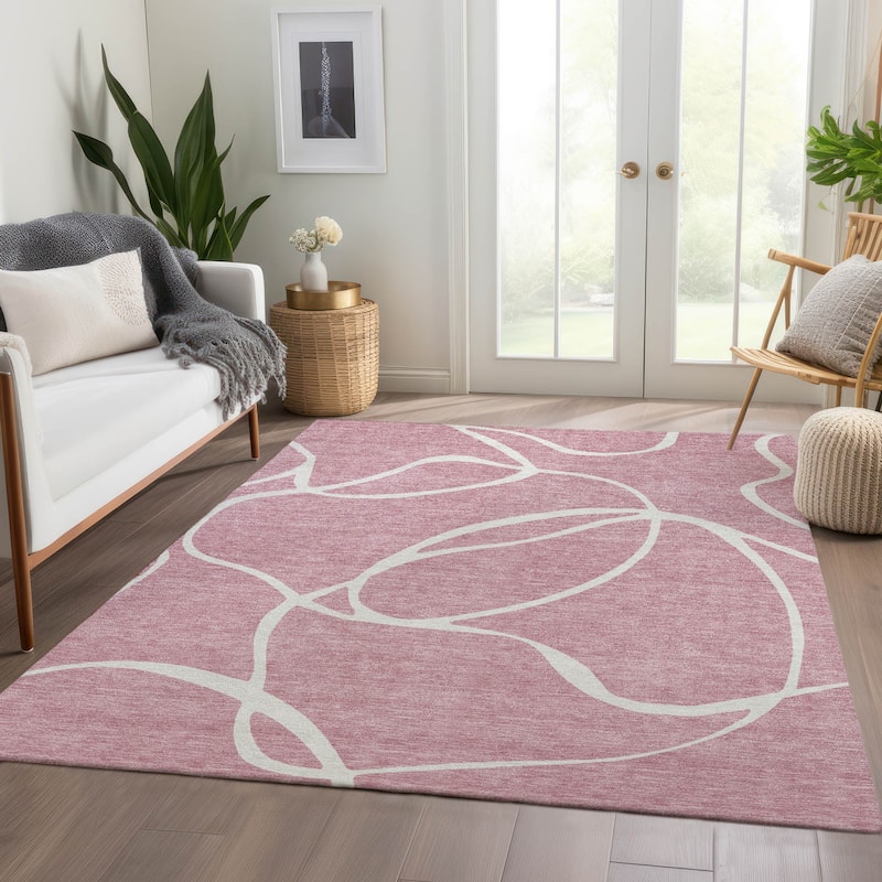 Premium Washable Super Soft Abstract Dash Mayfield Rug