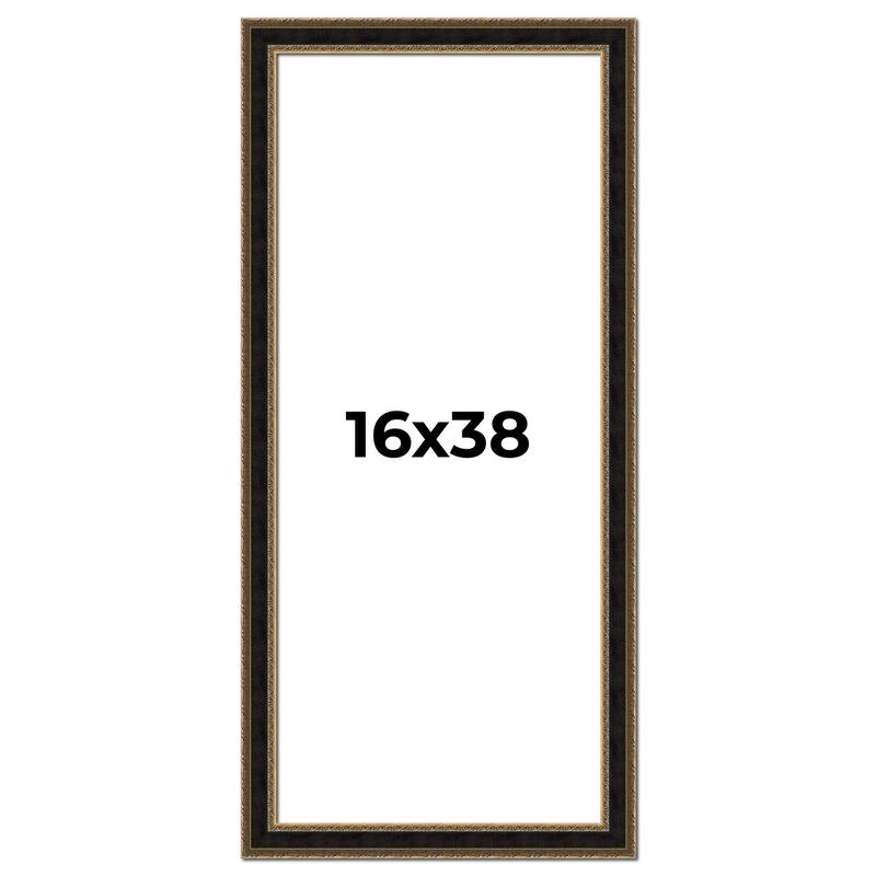 16x38 Frame Gold Antique Vintage Sold Wood Picture Frame | 1.75 Inch