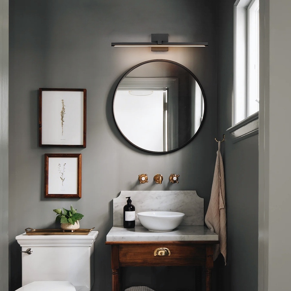 Small bathroom vanity light outlet