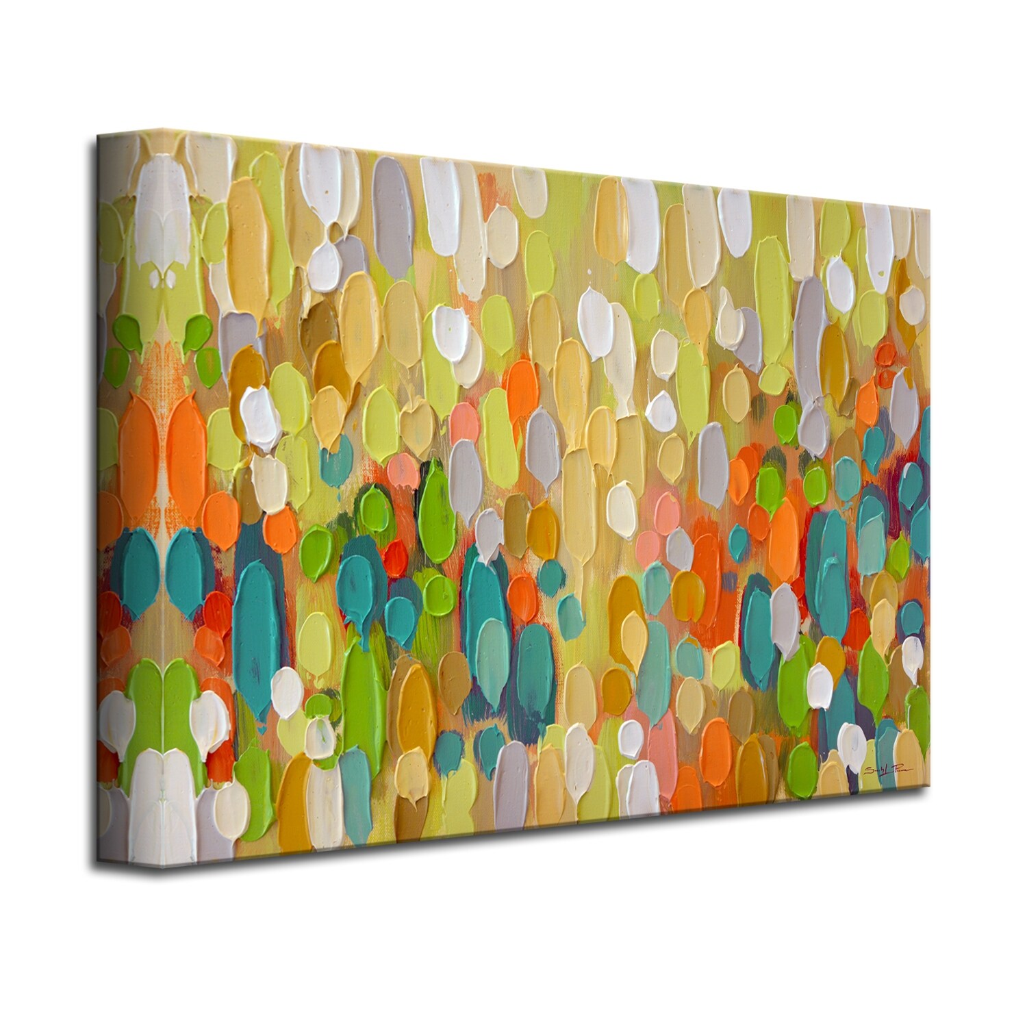 Copper Grove Multicolored Abstract Canvas Wall Art Overstock 27634368