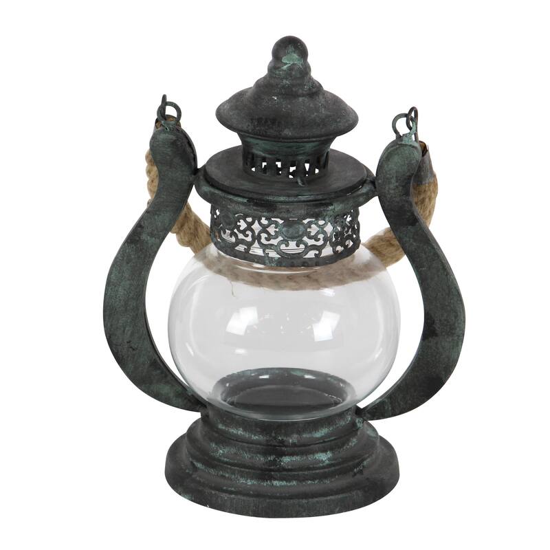 Metal Candle Lantern - Black - Roche River Decor