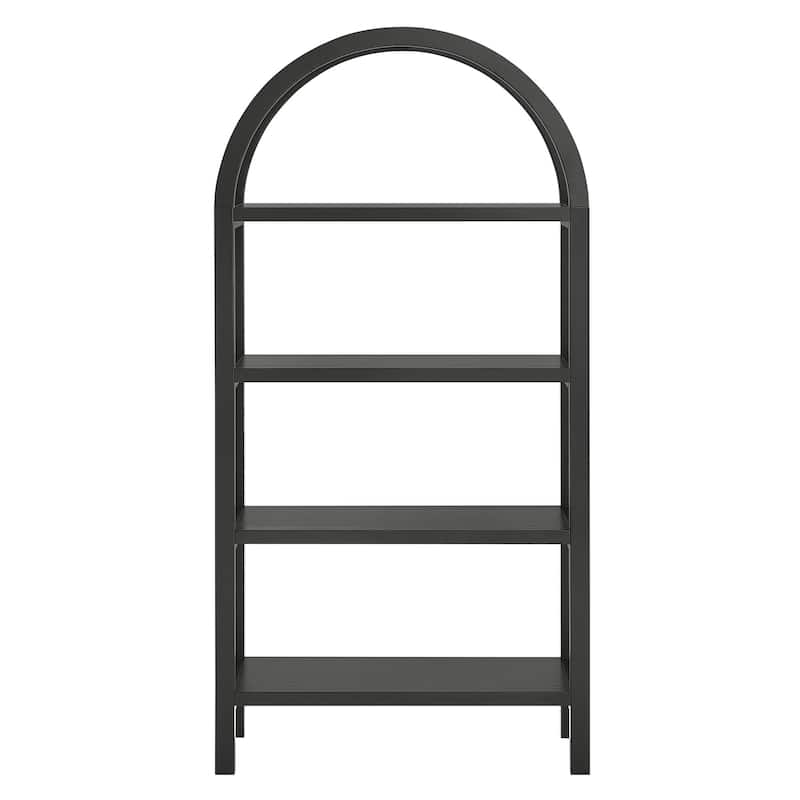 Vexley 60 Inch Wide Arched Bookshelf
