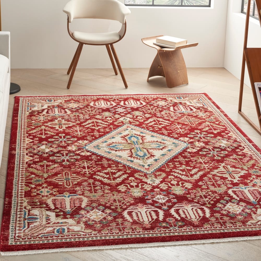 Nourison Revel Traditional Floral Medallion Area Rug