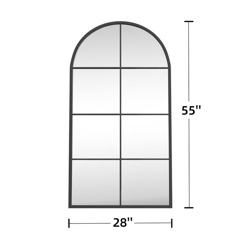 Window Mirror Arch Mirror Iron Mirror Wall Mirror - 55*28