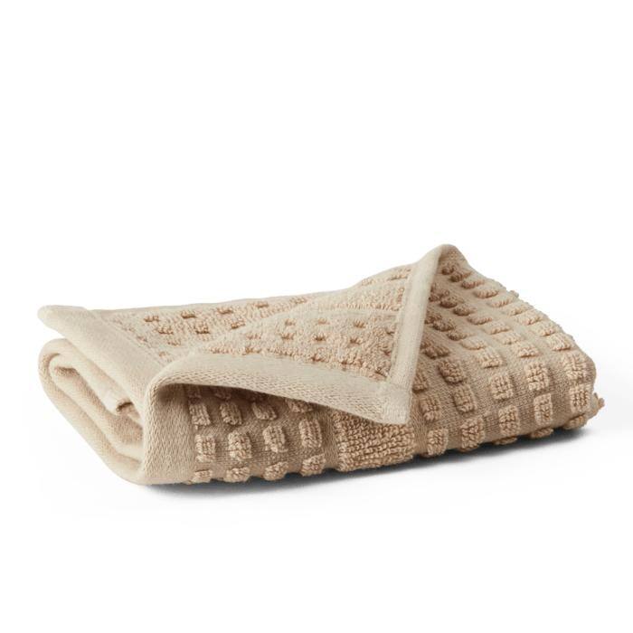 JUNA Check Towels, Sand