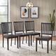 Simple Living Solid Wood Slat Back Dining Chairs (Set of 4)