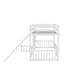 preview thumbnail 55 of 58, Solid Pine Wood Bunk Bed,Versatile Floor Fence Bunk Bed with Door,Twin Over Twin Size