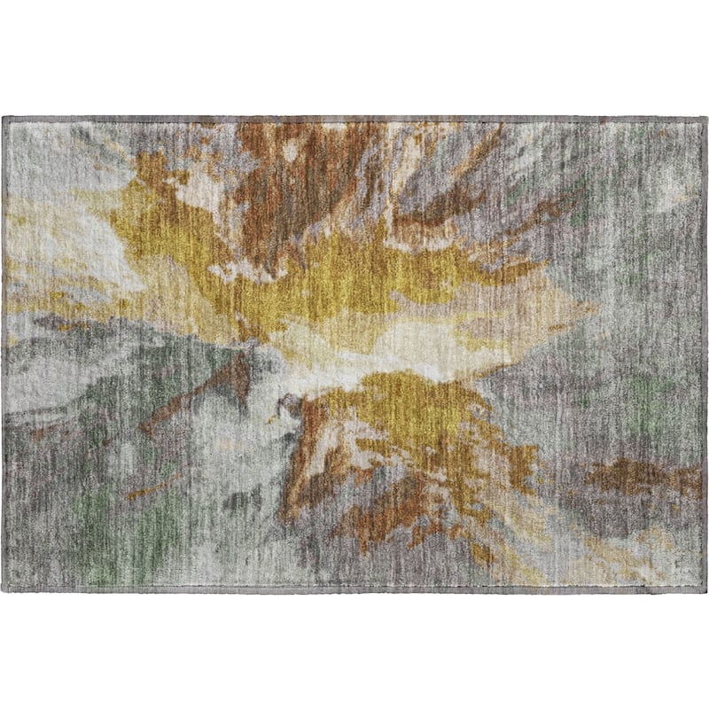 Premium Washable Super Soft Abstract Burst Mayfield Rug