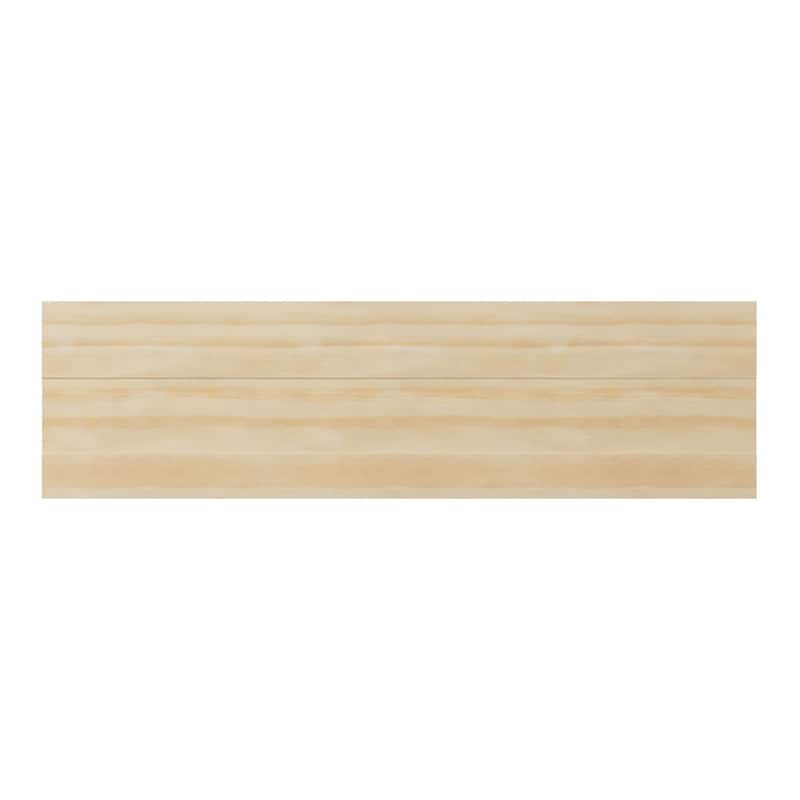 WM217: 9/16-in D x 5-1/4-in W x 96-in L Americraft Solid Hardwood Stain Grade Base Moulding