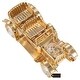 preview thumbnail 6 of 7, Matashi 24K Gold Plated Highly Polished Vintage Car Ornament with Genuine Matashi Crystal