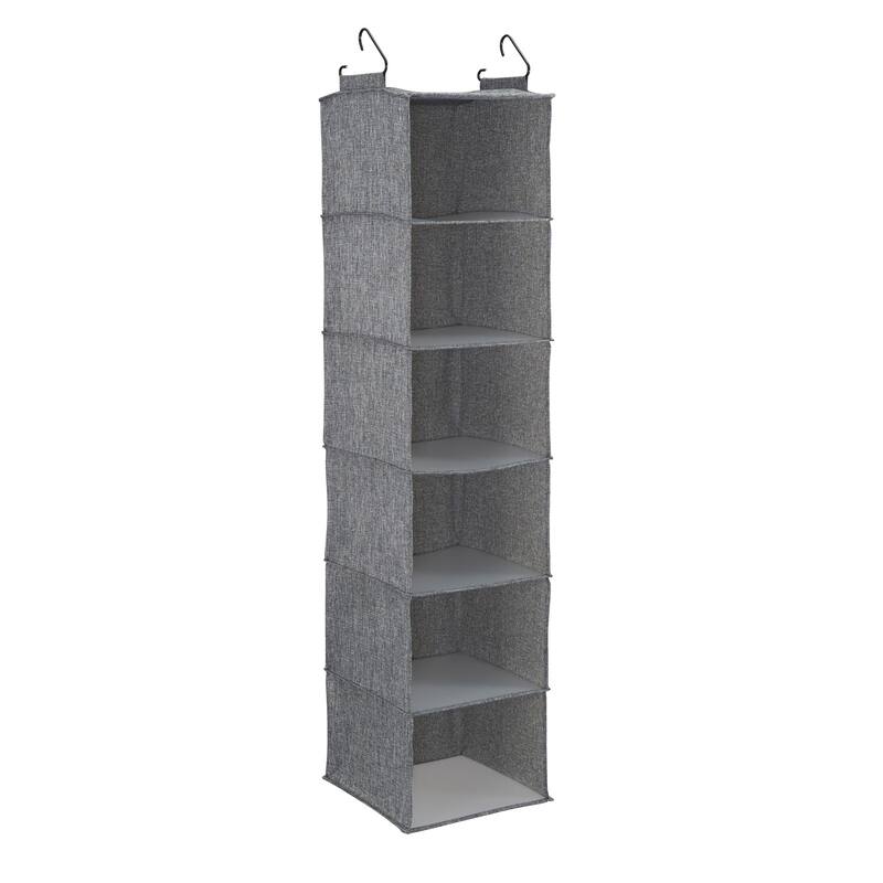Household Essentials 6 Shelf Hanging Closet Organizer