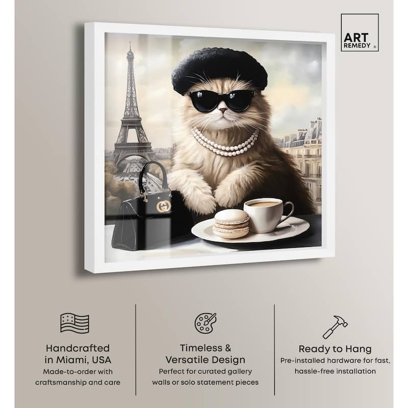 Cat in Paris Treats Shadowbox by Art Remedy