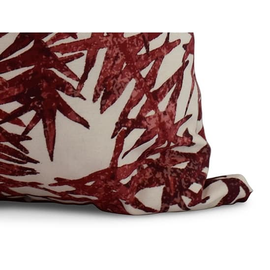 20 x 20 Inch Spikey Floral Print Pillow