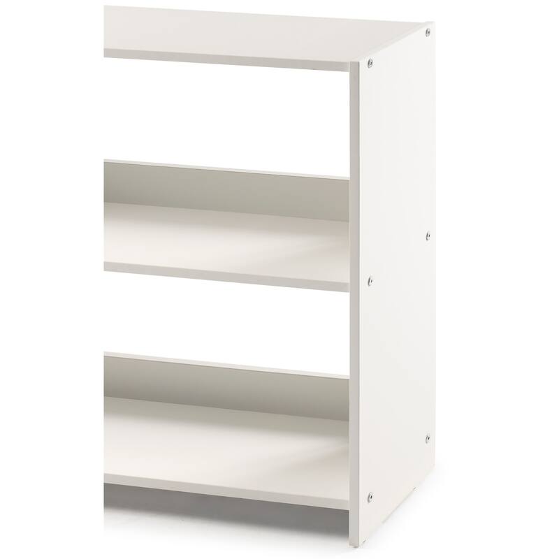 Two Tone Bookcase in Grey & White