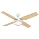 preview thumbnail 2 of 19, Hunter 52" Dempsey Ceiling Fan w/LED Light Kit, Handheld Remote - Contemporary, Transitional