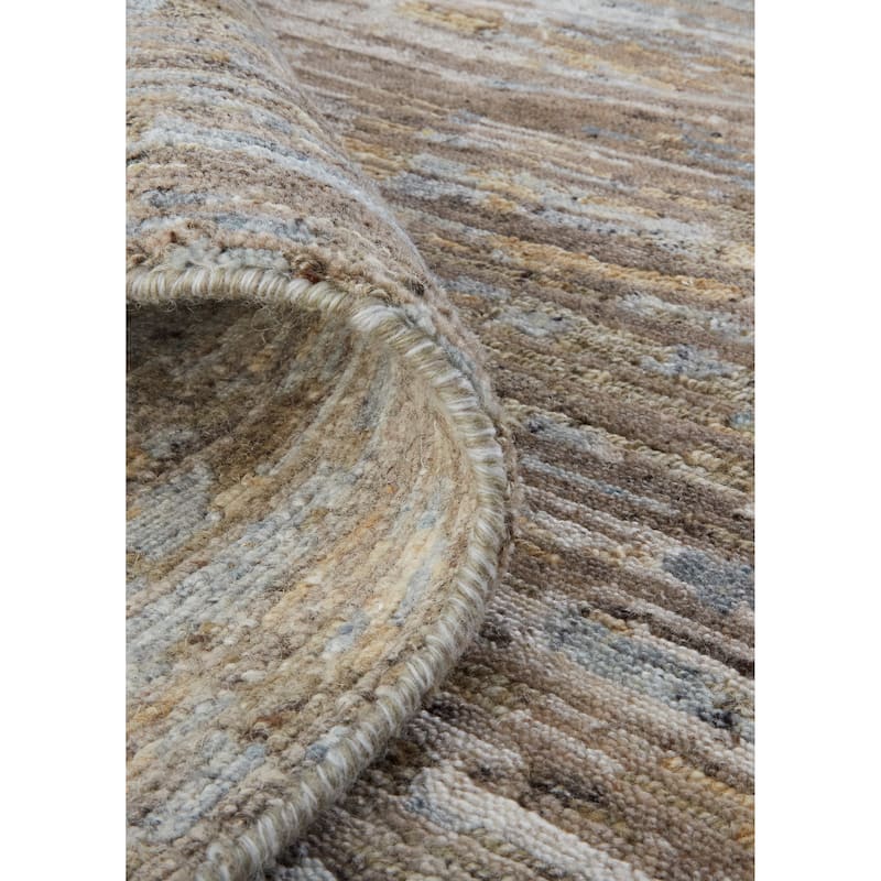Grand Bazaar Clarkson Hand Knotted Abstract Modern Area Rug