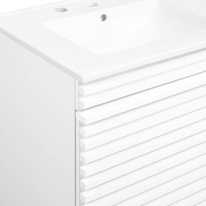 Render 48" Wall-Mount Bathroom Vanity