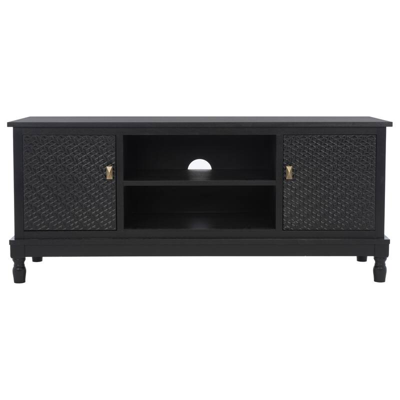 SAFAVIEH Halton 2 Door 1 Shelf Media Stand - 47" W x 16" D x 20" H