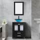 Option B-Glass turquoise sink