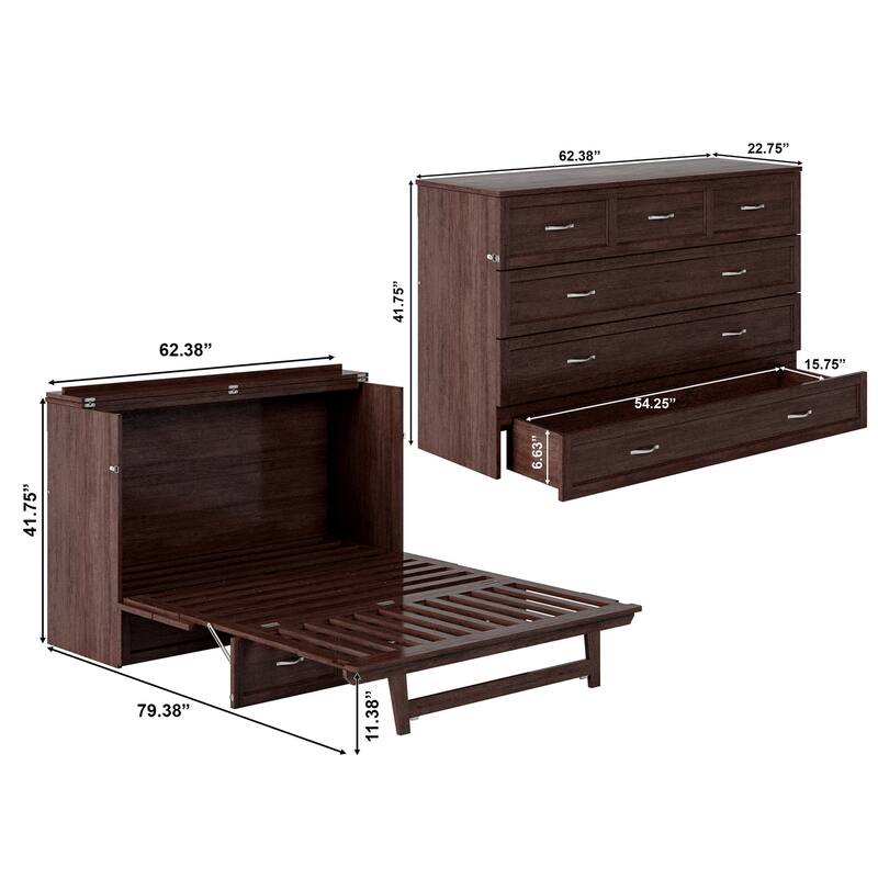 Deerfield Murphy Queen Bed Chest with Mattress