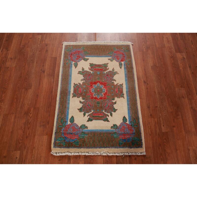 Kazak Oriental Foyer Rug Handmade Wool Carpet - 2'0"x 3'0"
