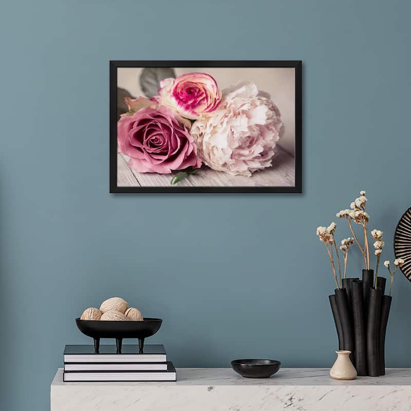Bouquet Premium Framed Poster by Symposium Design