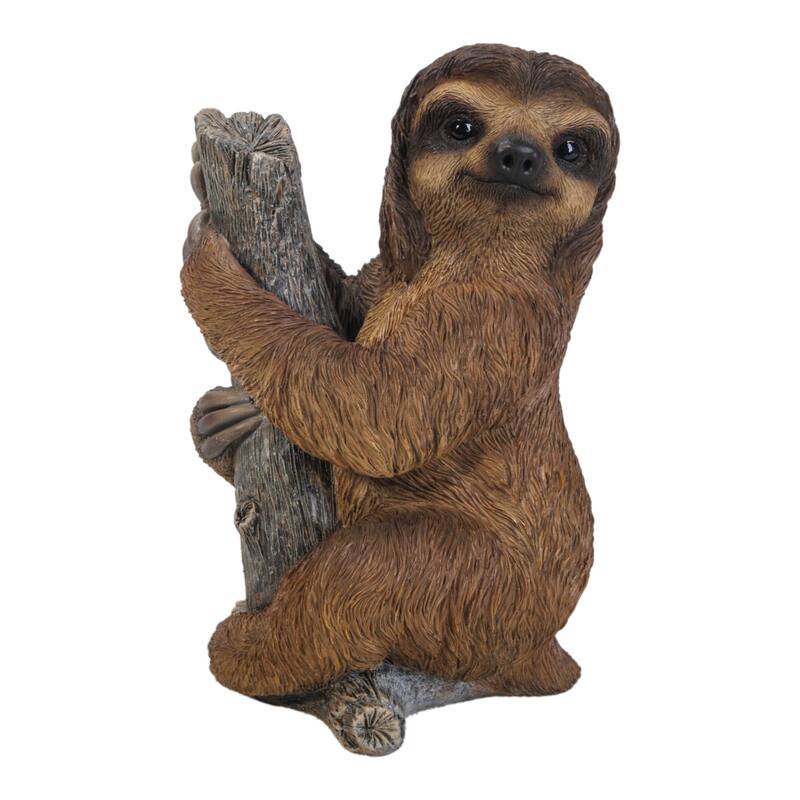 6.5" Pet Sloth Outdoor Garden Statue
