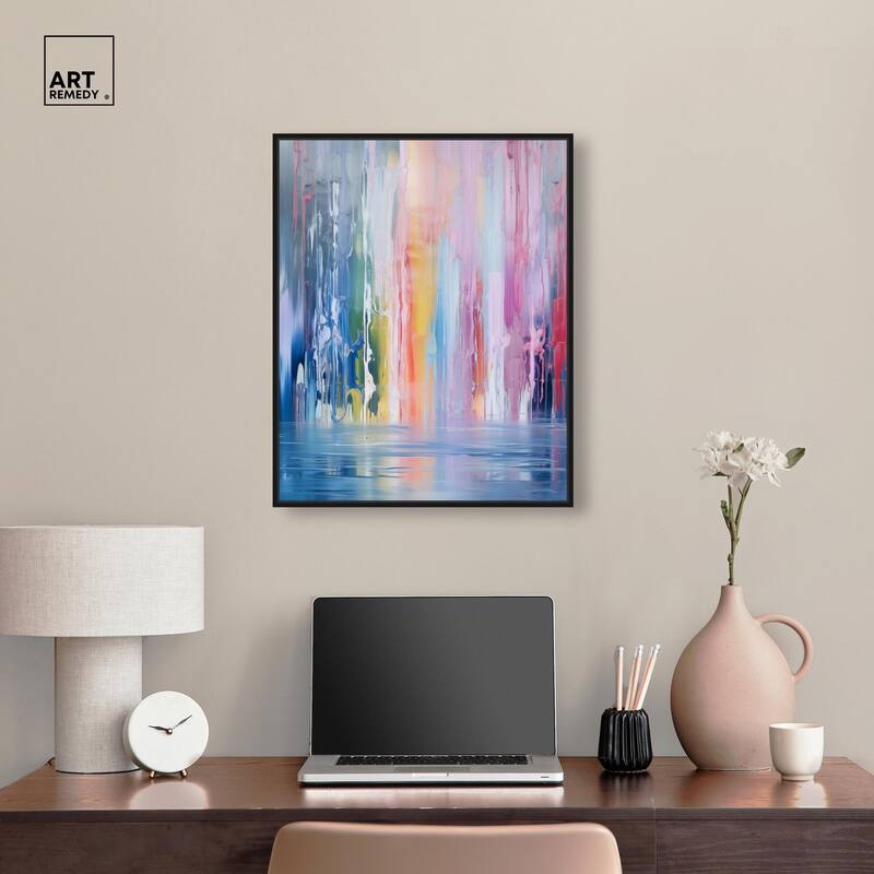 Painted Streams Canvas by Art Remedy